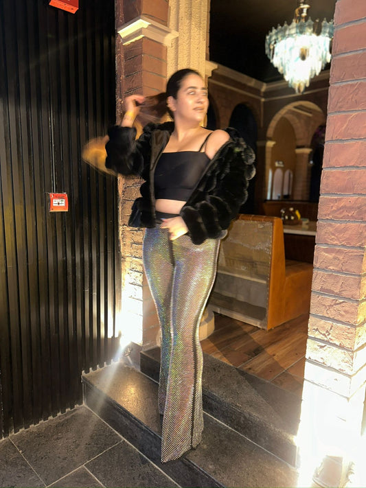 Elegant Rhinestone Pants FS149