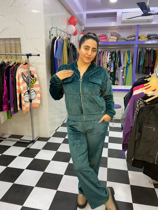 Heavy Velvet Tracksuit Casual FS154