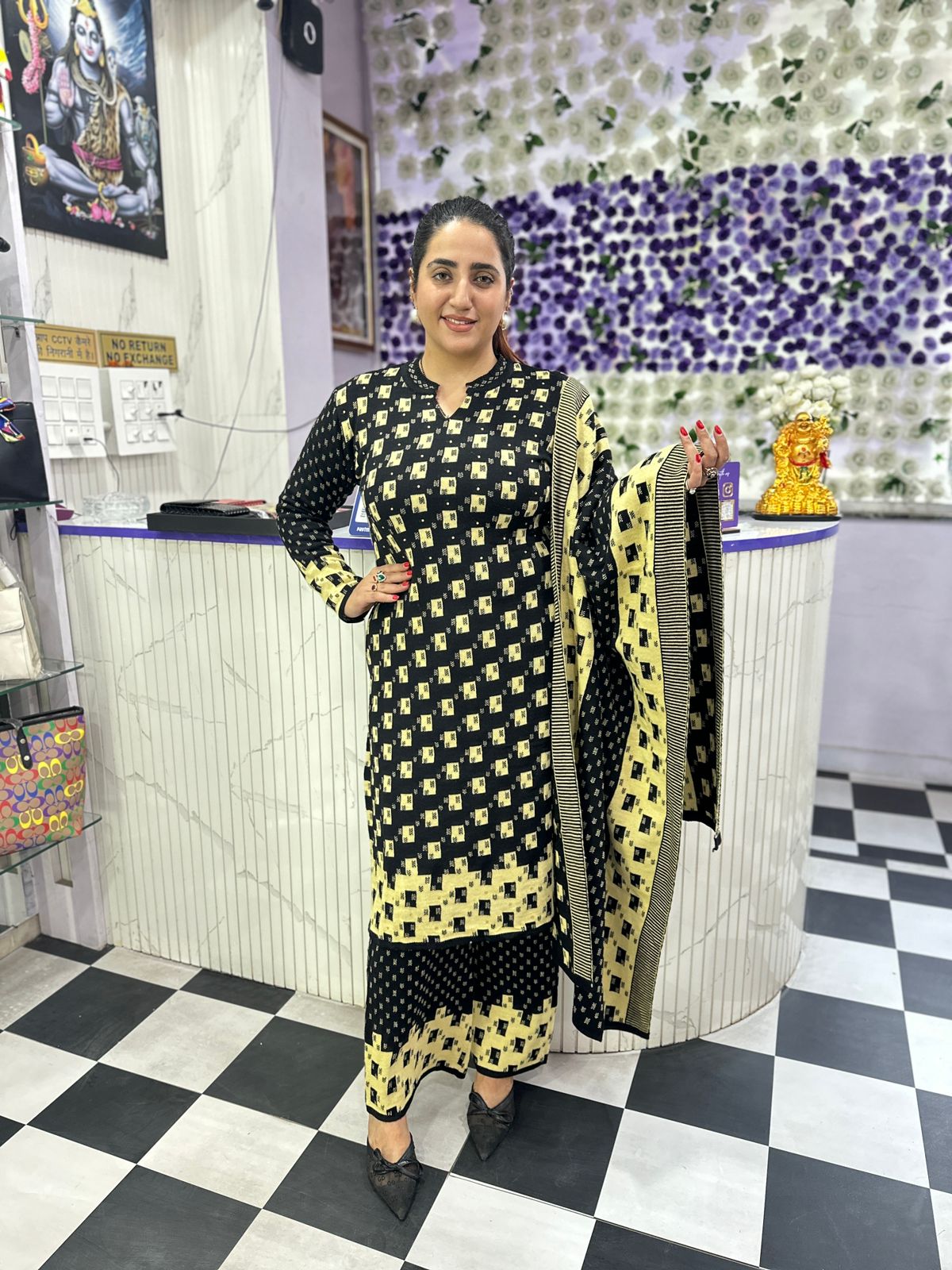 Woolen Suit Three Piece Set FS157