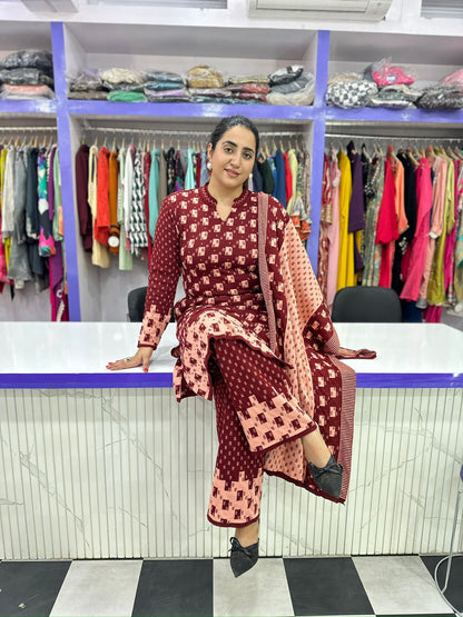 Woolen Suit Three Piece Set FS157