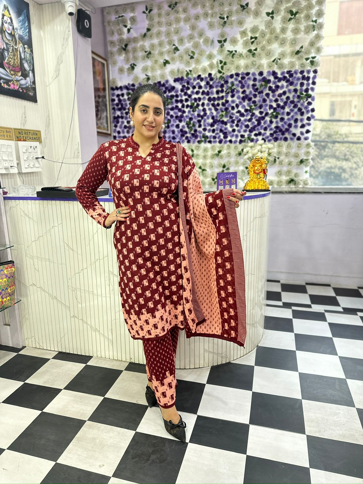 Woolen Suit Three Piece Set FS157