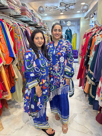 'Maya' Beautiful Pattern Print Suit FS175