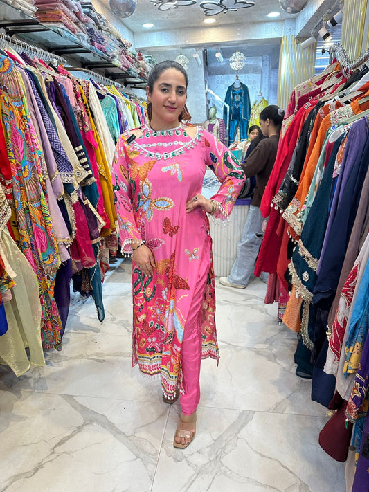 'Pankhuri' Kurti and Pant Set FS177