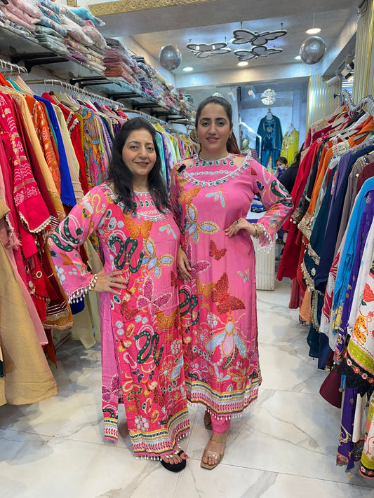 'Pankhuri' Kurti and Pant Set FS177