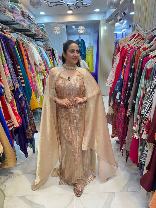 'DIVA' Shimmery Indo-Western Dress FS179