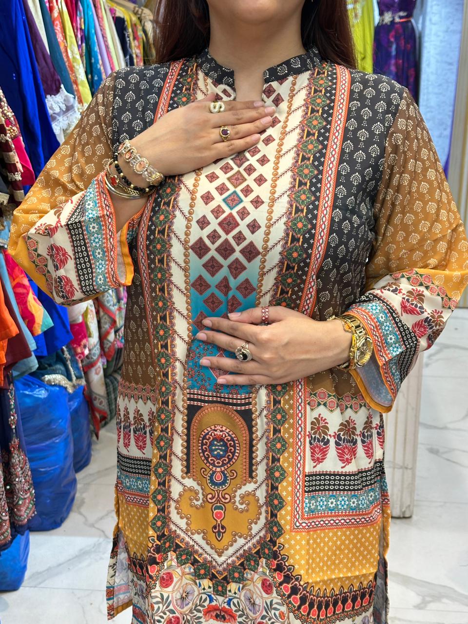 ‘TURKISH’ Beautiful Pattern Print Co-Ord Set FS194