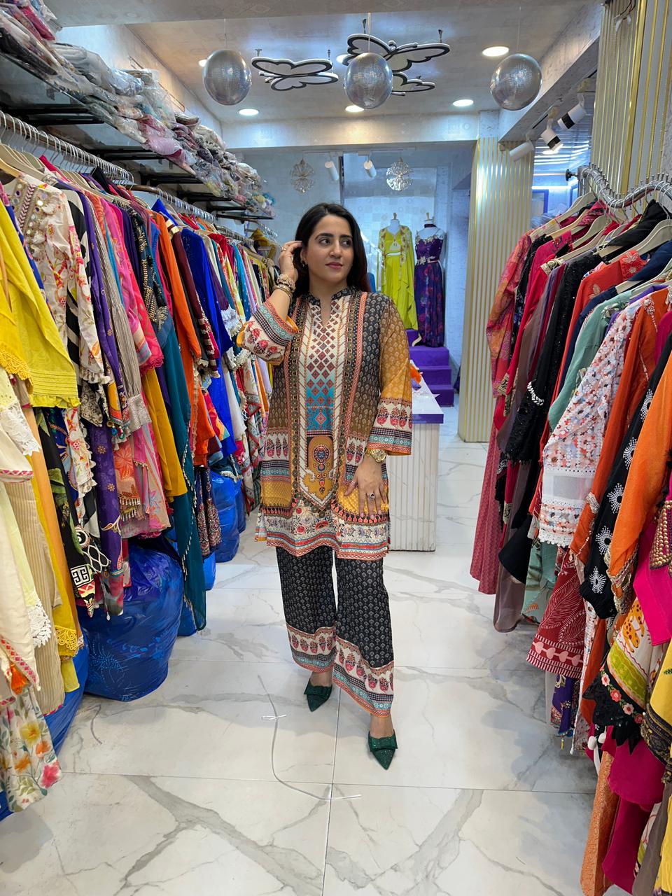 ‘TURKISH’ Beautiful Pattern Print Co-Ord Set FS194