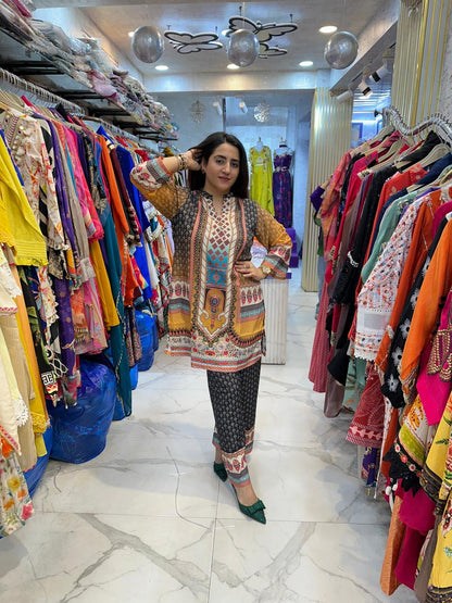 ‘TURKISH’ Beautiful Pattern Print Co-Ord Set FS194