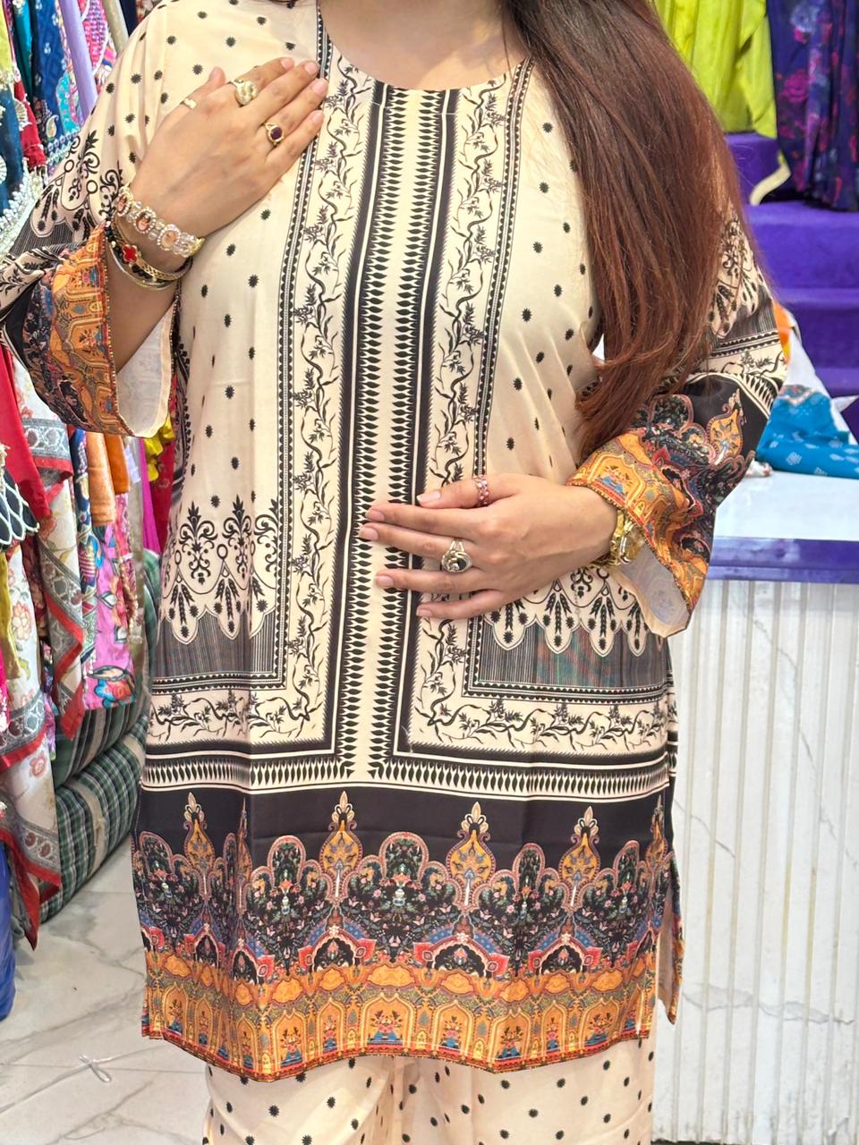 ‘TURKISH’ Beautiful Pattern Print Co-Ord Set FS194