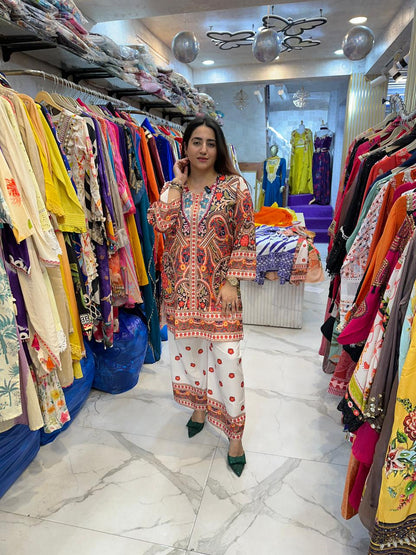 ‘TURKISH’ Beautiful Pattern Print Co-Ord Set FS194