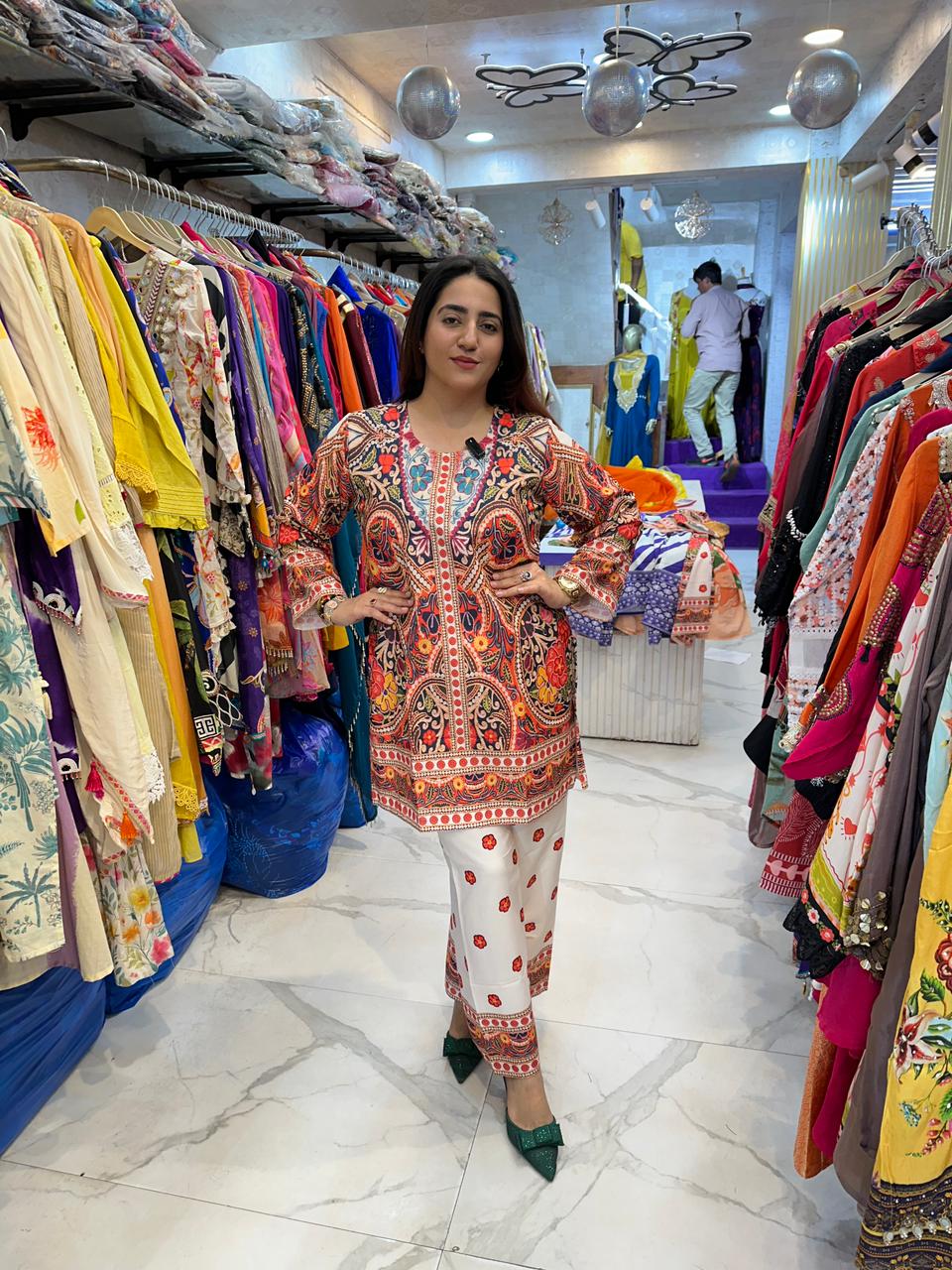 ‘TURKISH’ Beautiful Pattern Print Co-Ord Set FS194