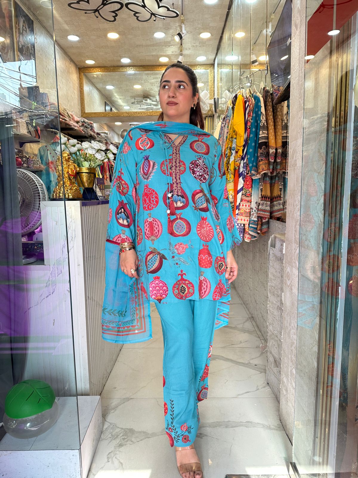 ‘TARISHA’ Beautiful 3pc Pattern Print Suit FS213