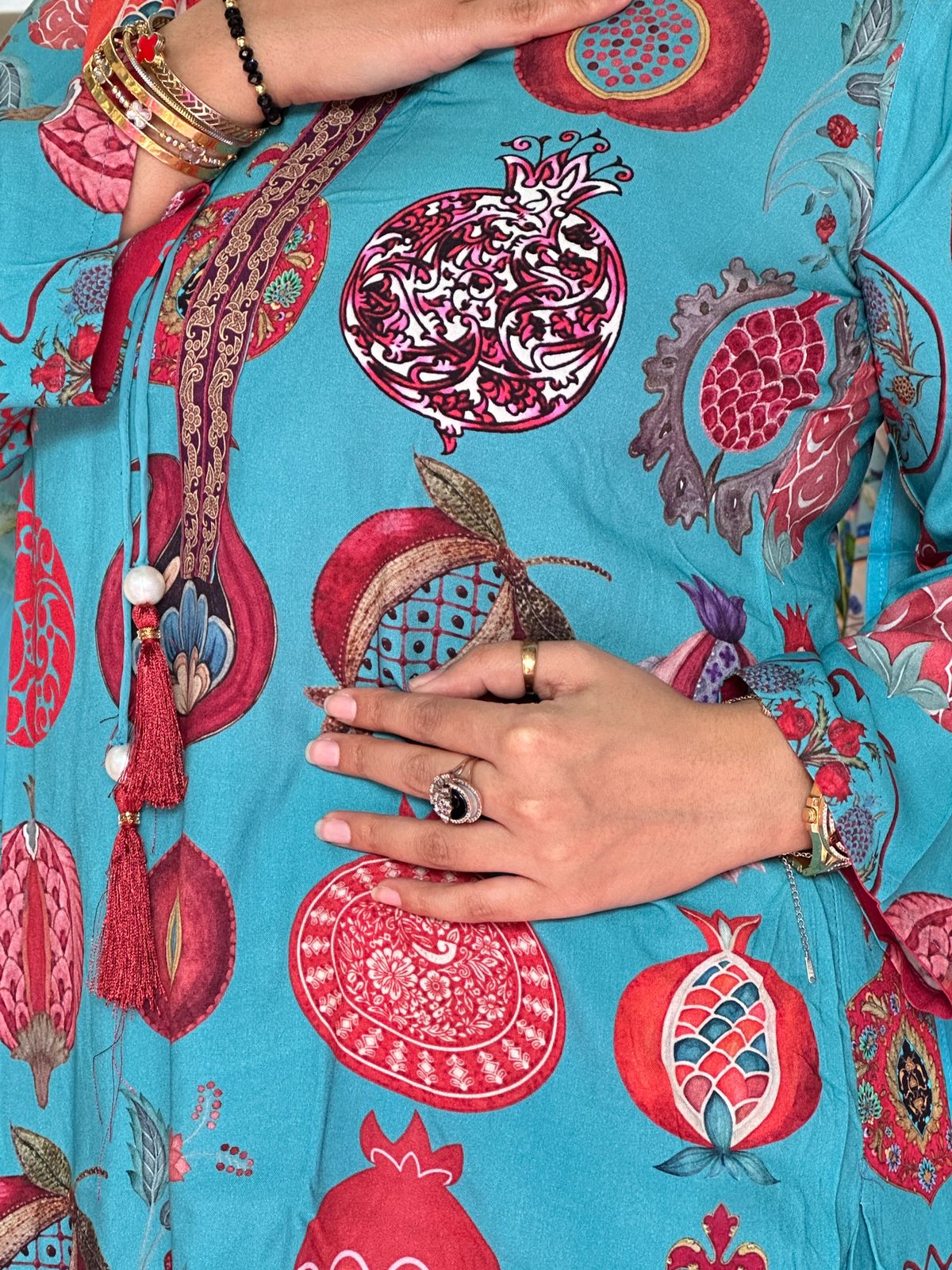 ‘TARISHA’ Beautiful 3pc Pattern Print Suit FS213