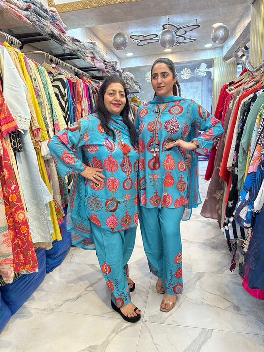 ‘TARISHA’ Beautiful 3pc Pattern Print Suit FS213