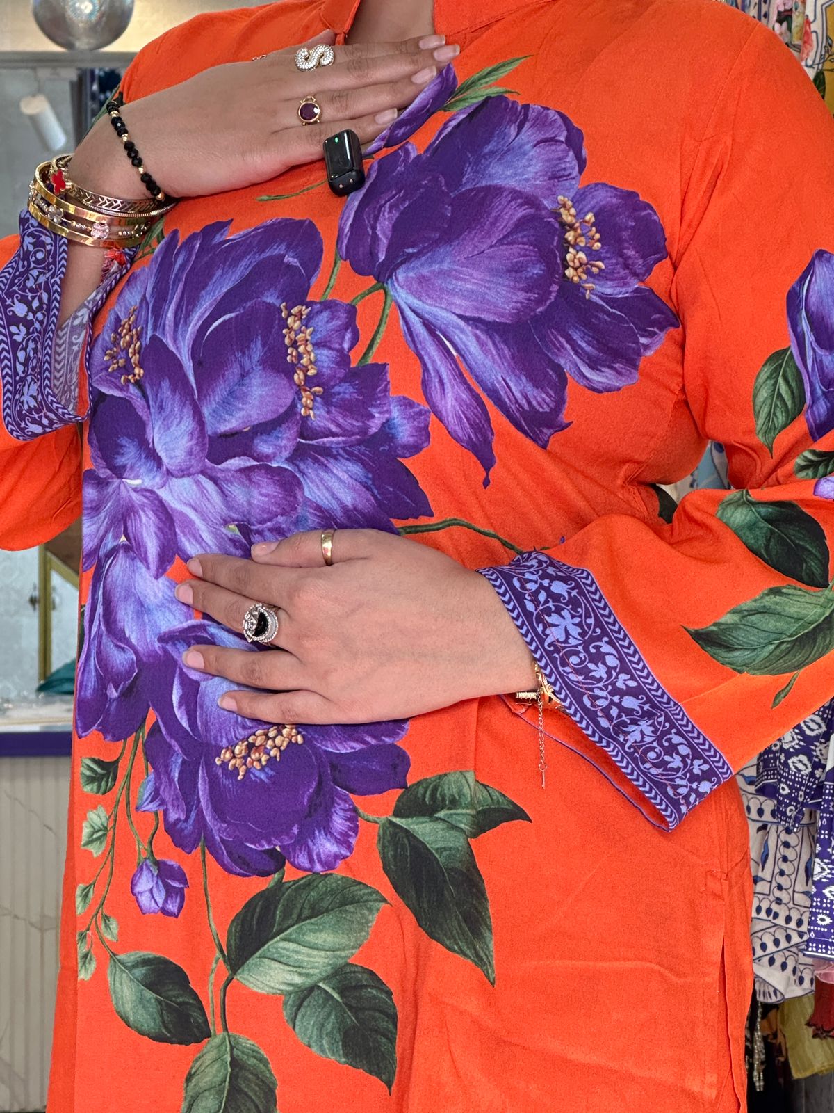 ‘POMERA’ Stunning Floral Print Co-Ord Set FS214