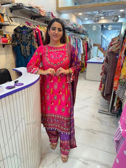 ‘VERONICA’ Traditional Printed Kurta Suit Set