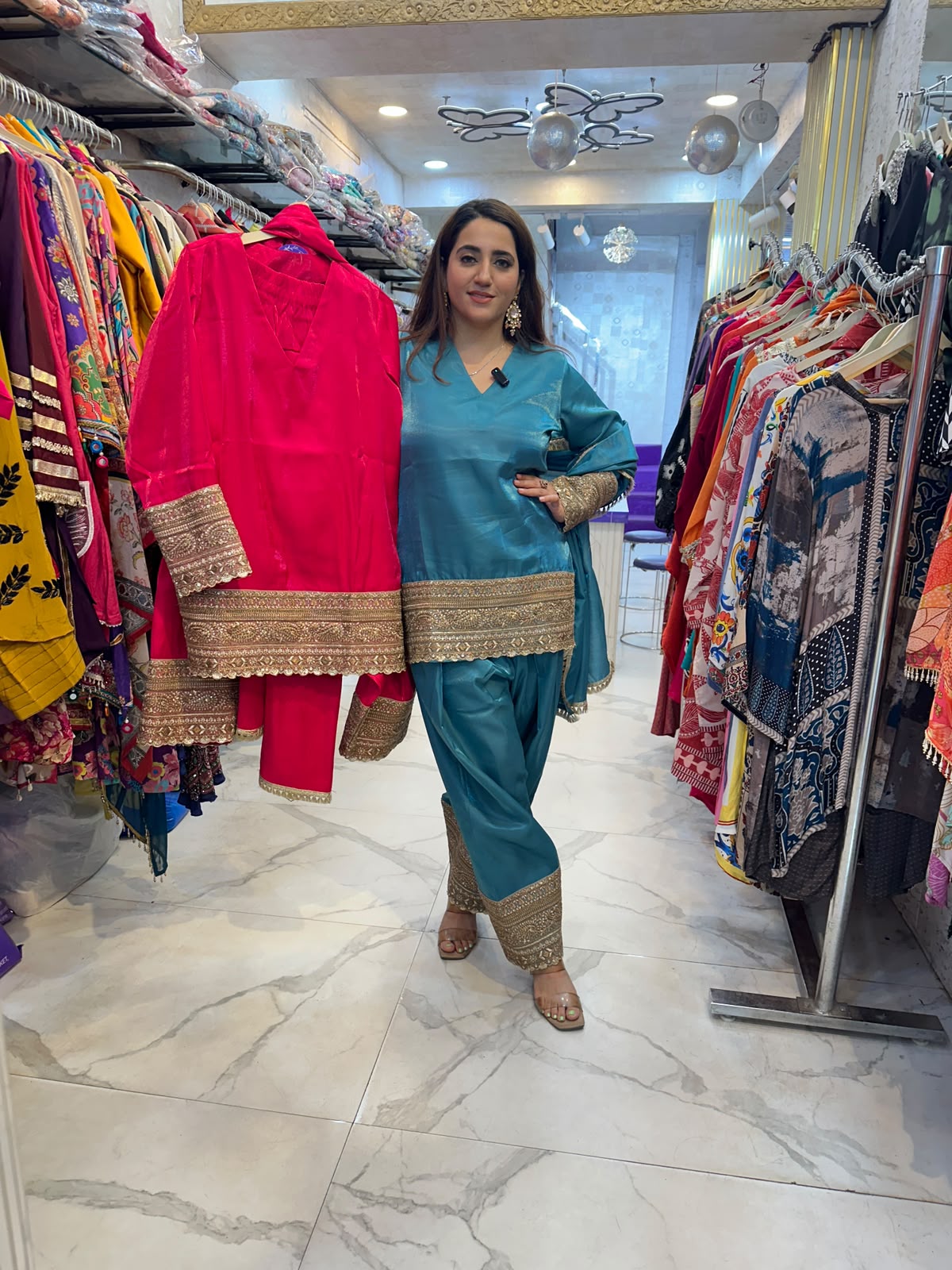 ‘VERONICA’ Traditional Printed Kurta Suit Set