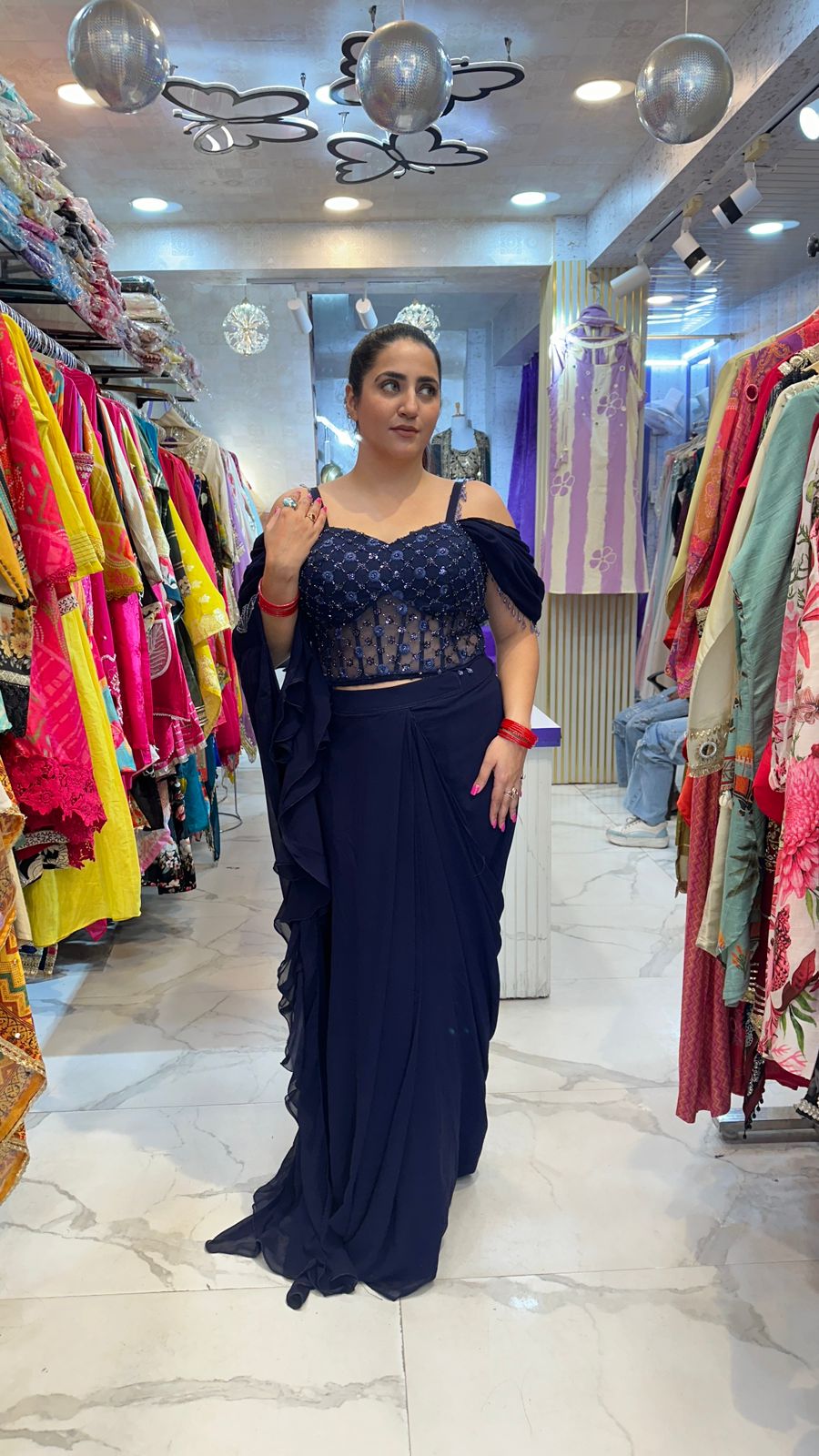 "SINDOORI" Desi Diva in Red Elegance  FS57