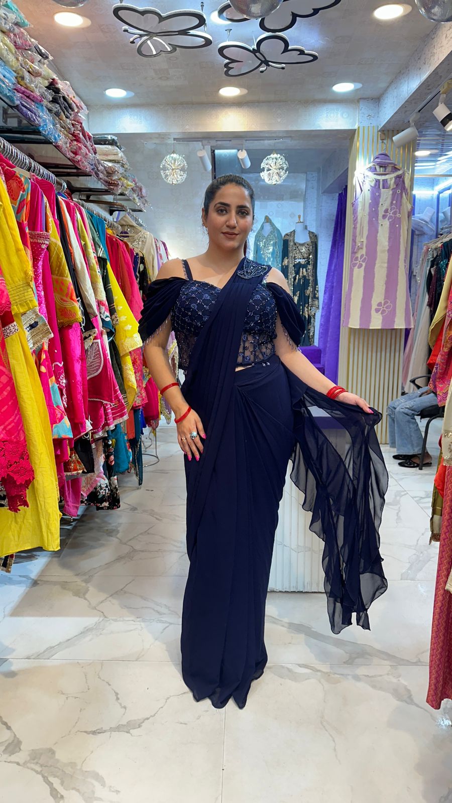 "SINDOORI" Desi Diva in Red Elegance  FS57