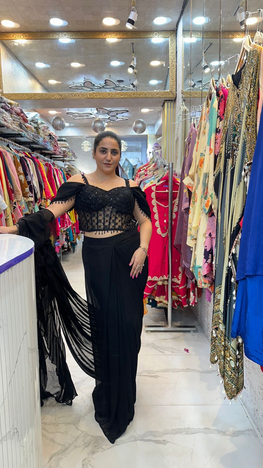 "SINDOORI" Desi Diva in Red Elegance  FS57