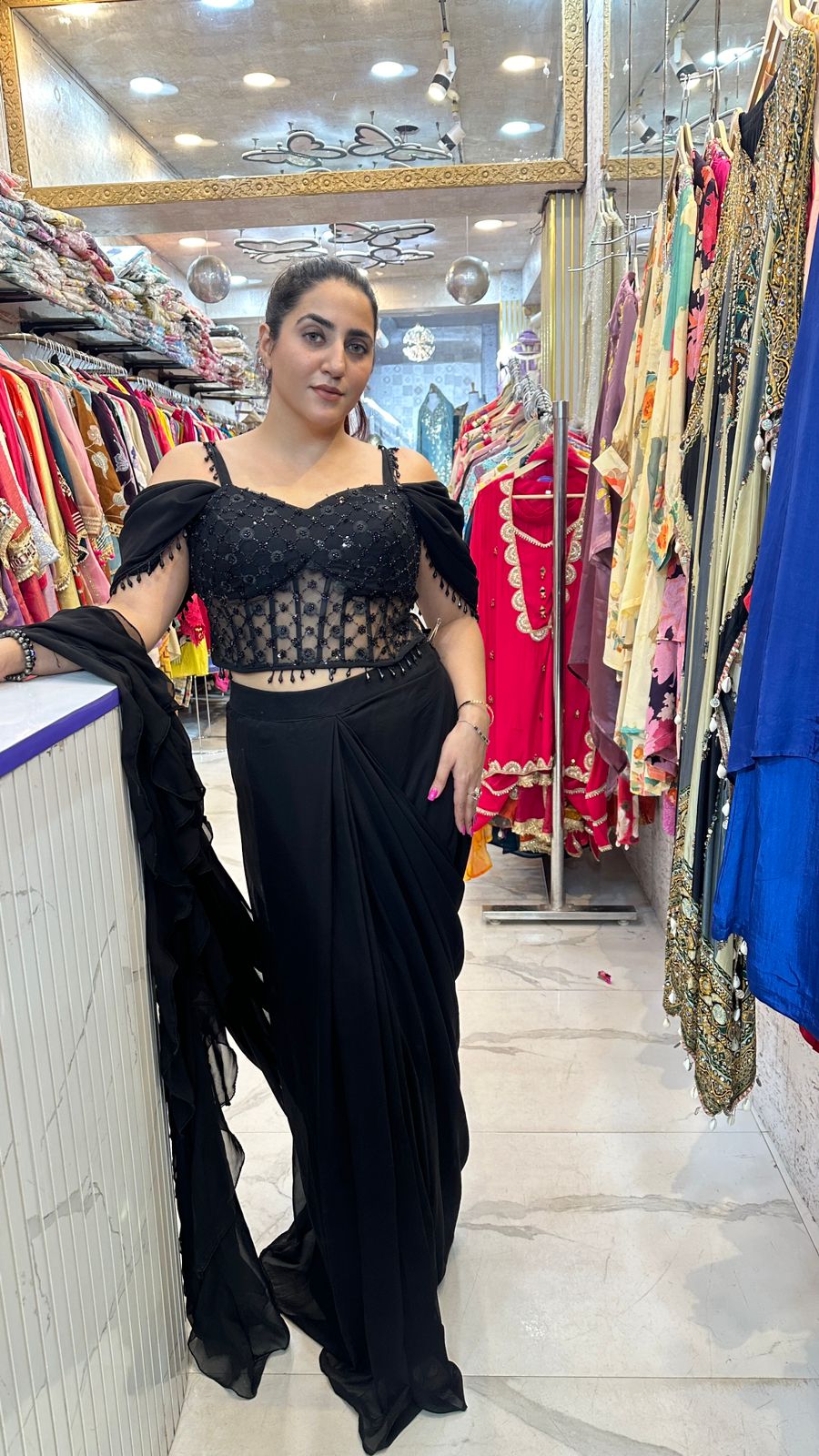 "SINDOORI" Desi Diva in Red Elegance  FS57