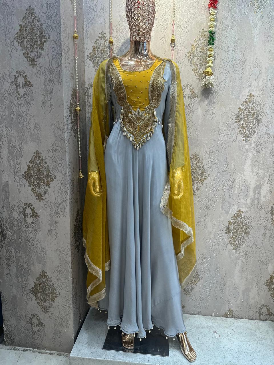 "PALAK" Elegant Anarkali Suit FS181