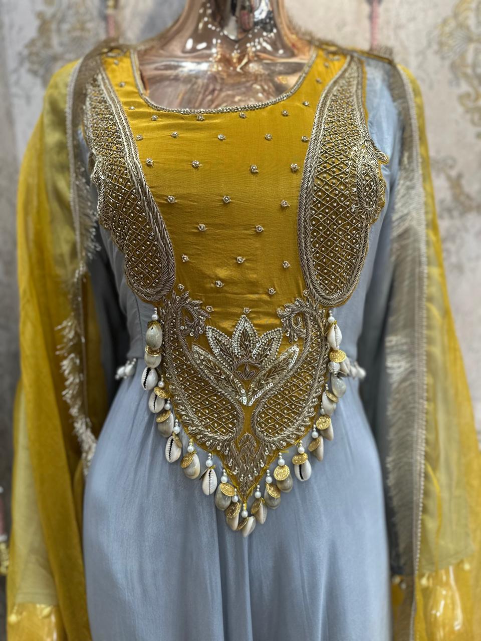 "PALAK" Elegant Anarkali Suit FS181