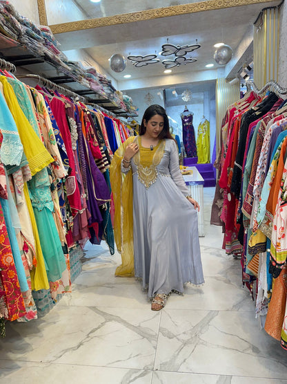 "PALAK" Elegant Anarkali Suit FS181