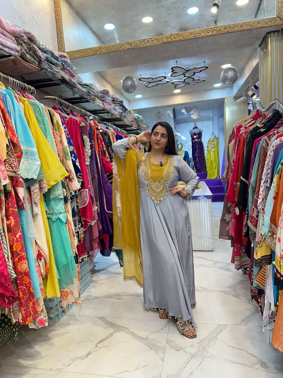 "PALAK" Elegant Anarkali Suit FS181
