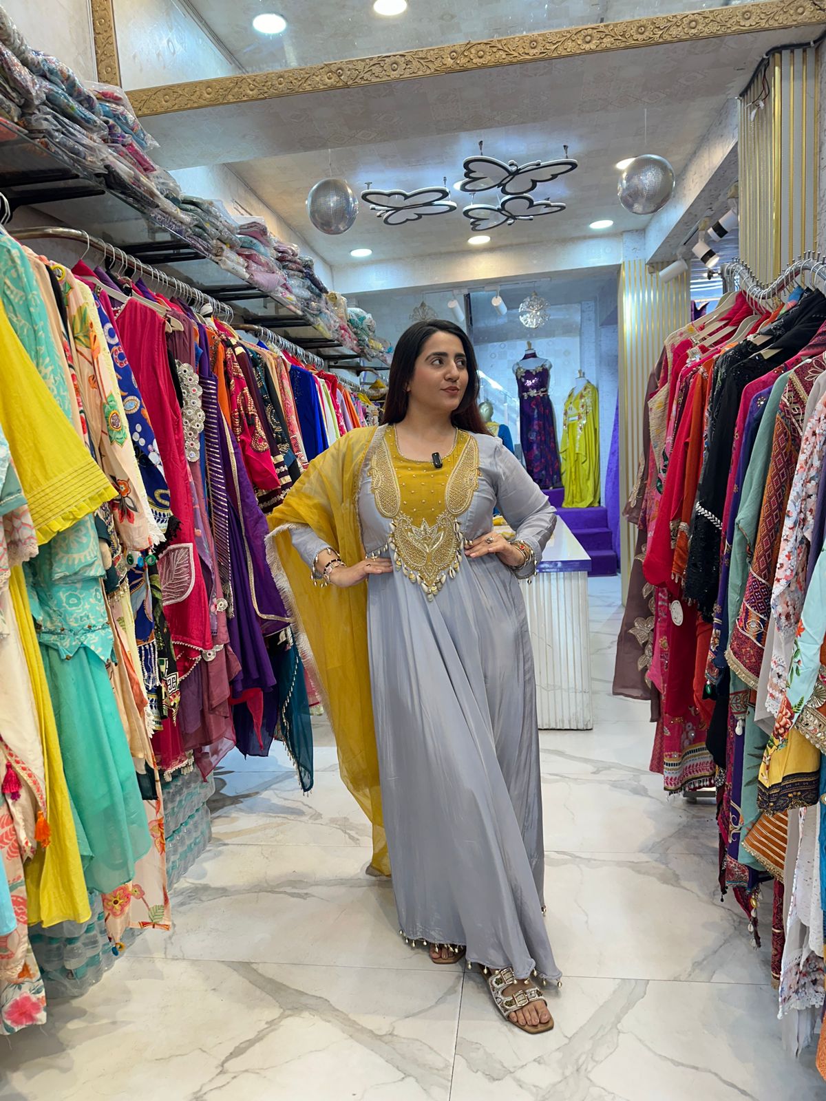 "PALAK" Elegant Anarkali Suit FS181
