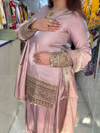 ‘PARIZA’ Beautiful Suit With Lace Work FS187
