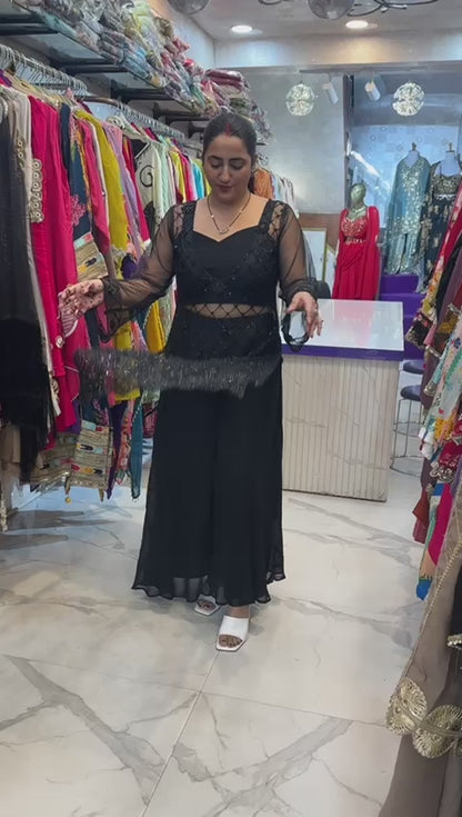 "ZIVRA" Beautiful Indo-Western 3 Piece  FS80