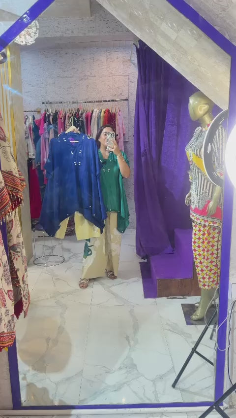 "KANGAN" Pretty Cordset With Flower on Pants FS04