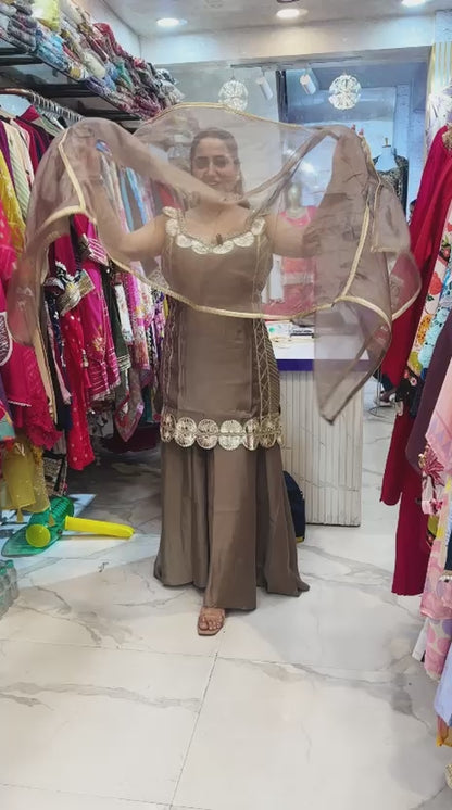 "BIJURIYA" Beautiful Suit With Gota Patti Work  FS65